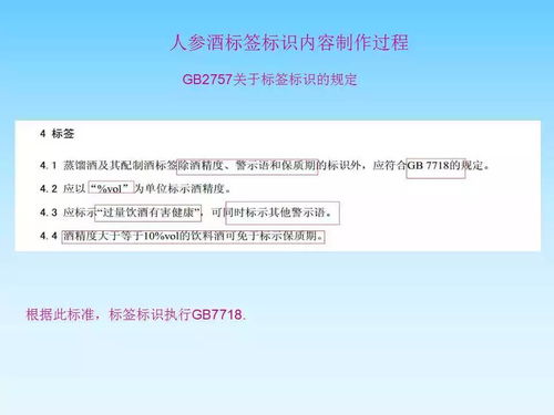 食品标签制作过程要点示例 以大米和露酒为例
